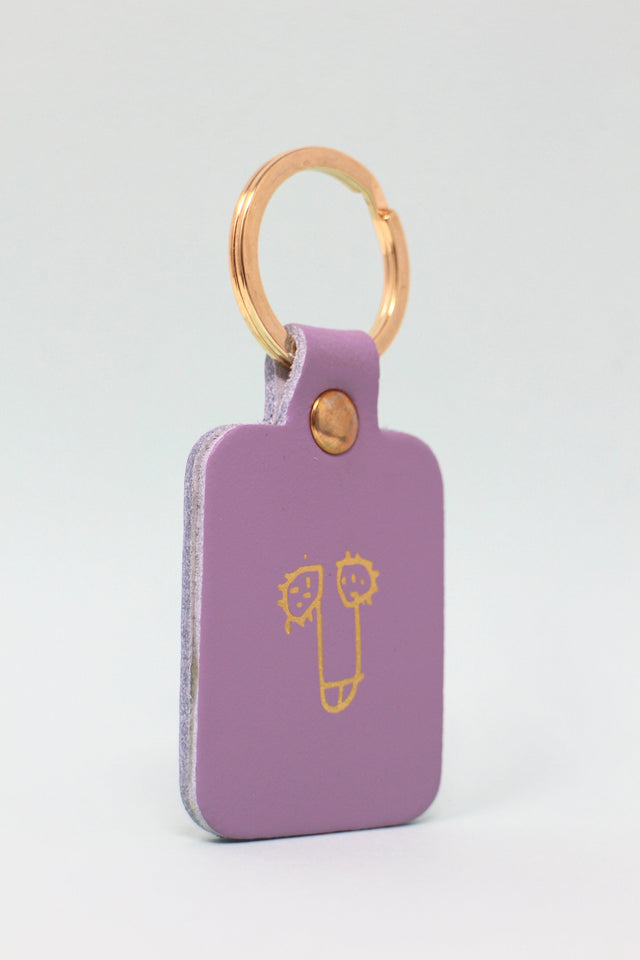 Lilac Willy Novelty Key Fob