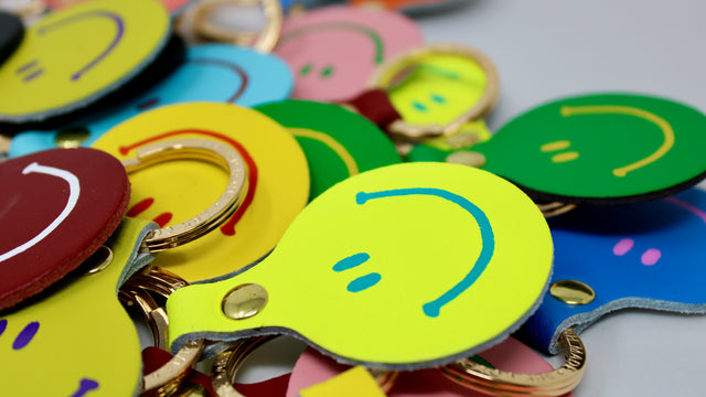 
                  
                    Yellow Feeling Lush Smilie Face Key Fob
                  
                