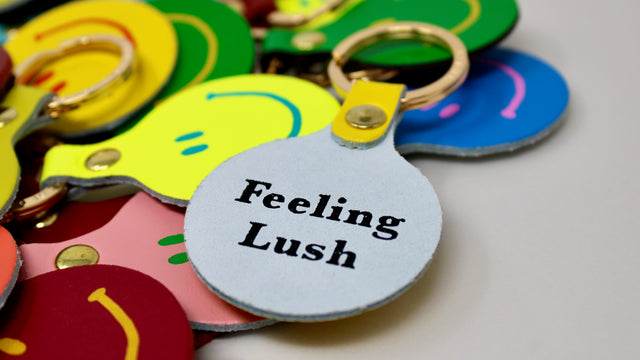 
                  
                    Yellow Feeling Lush Smile Face Key Fob
                  
                