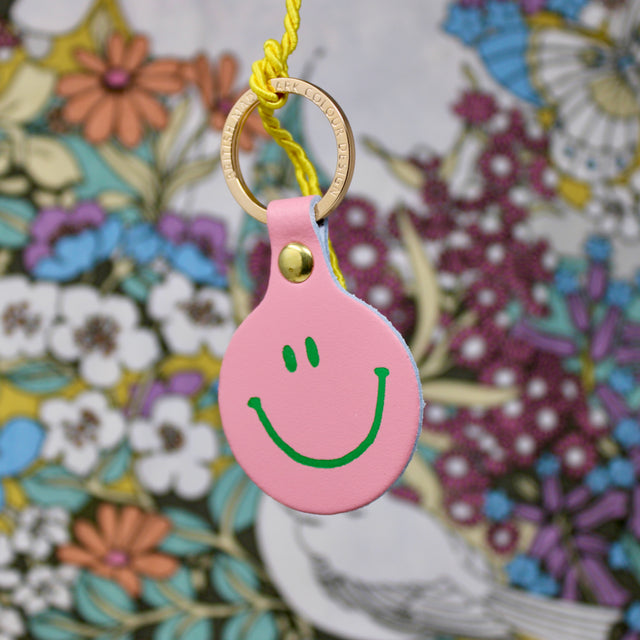 
                  
                    Pale Pink Feeling Lush Smilie Face Key Fob
                  
                