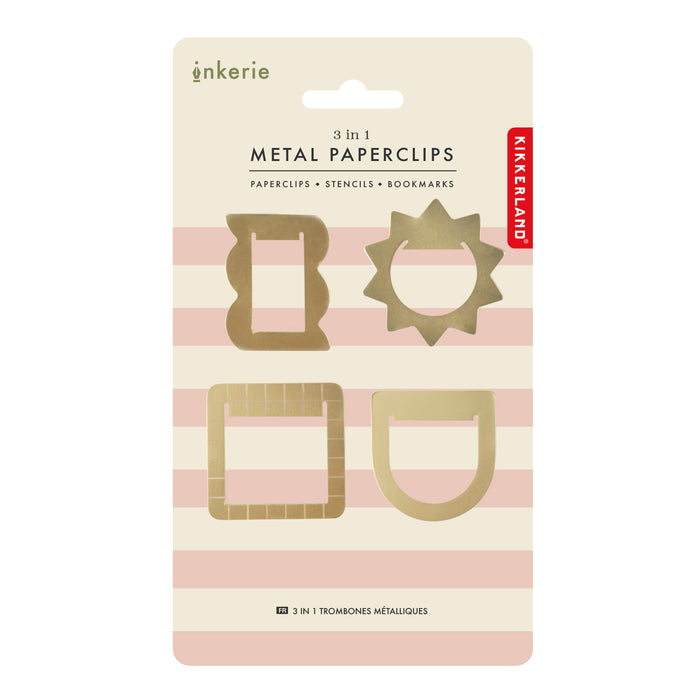 3 In 1 Metal Paper Clips