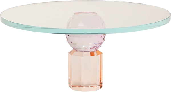 Violett-hellbraune Kristall-Etagere