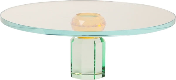 Etagere aus bernsteinfarbenem Mint-Kristall