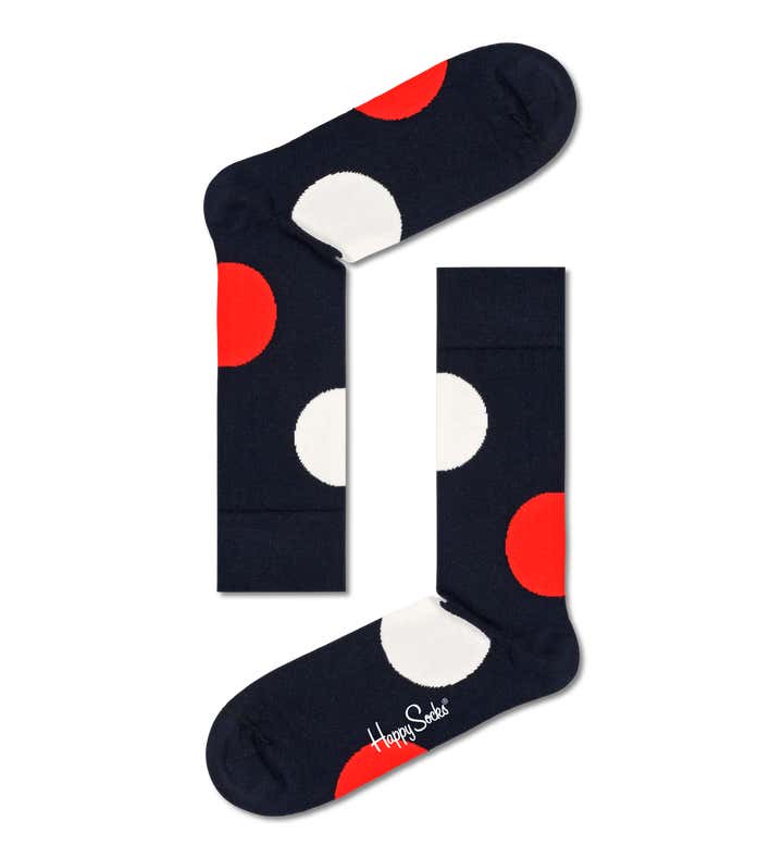 
                  
                    Navy Jumbo Dot Socks
                  
                