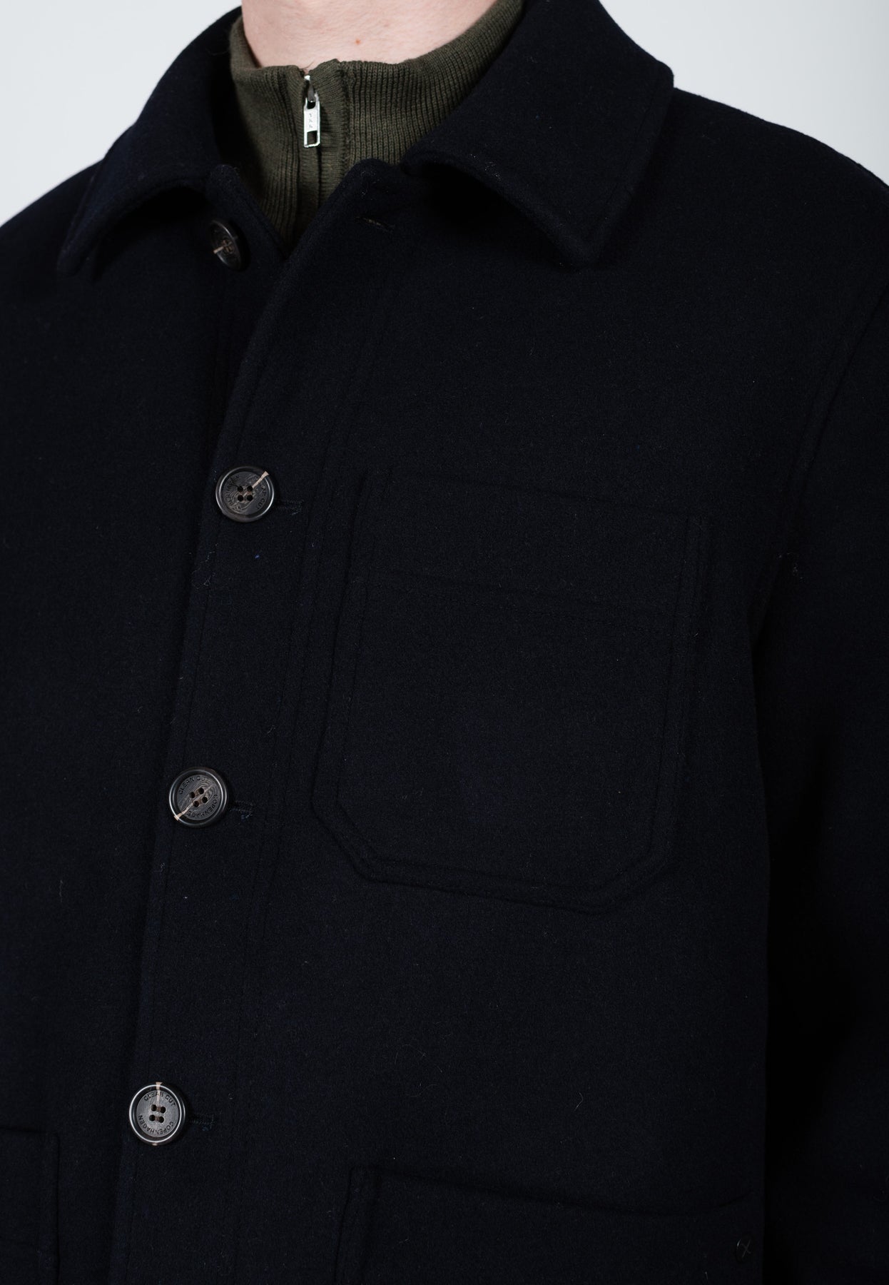 
                  
                    JERMEY Navy Jacket
                  
                