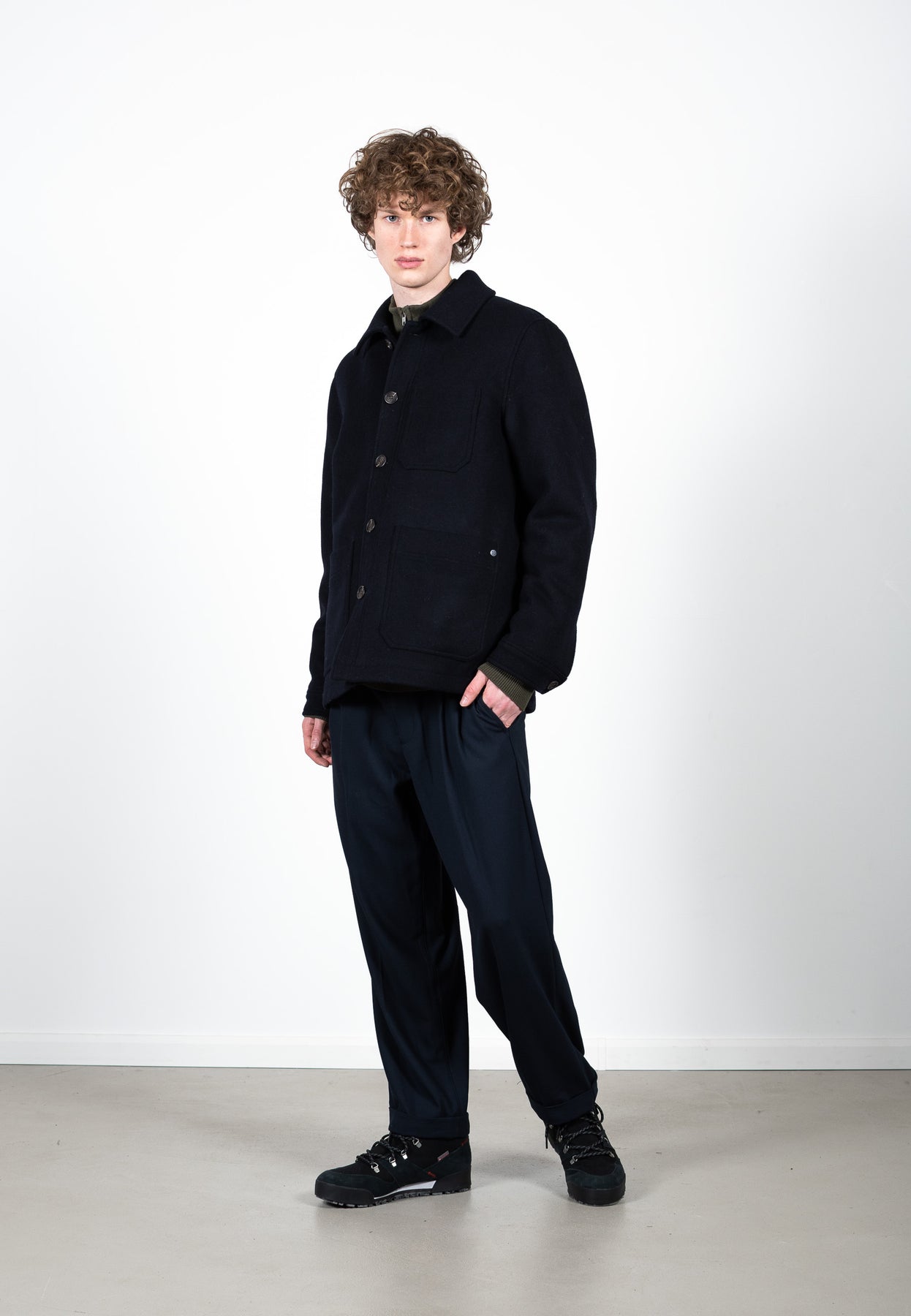 
                  
                    JERMEY Navy Jacket
                  
                