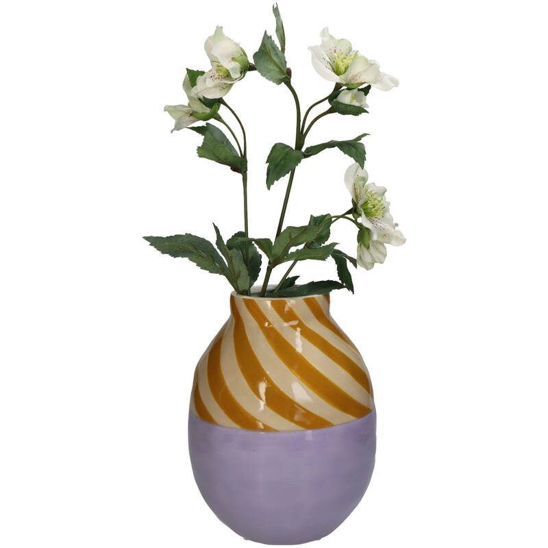 
                  
                    Lila gestreifte Vase
                  
                