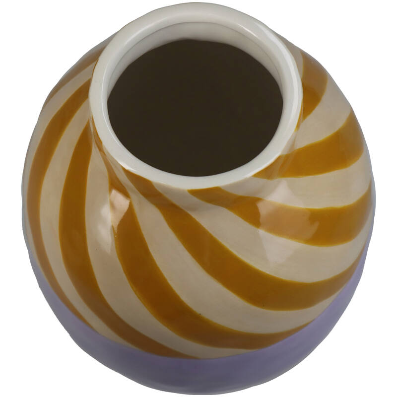
                  
                    Lila gestreifte Vase
                  
                