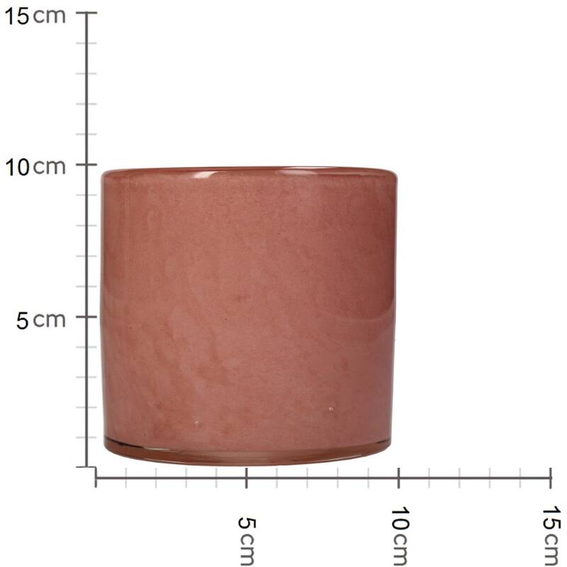 
                  
                    Rosa Kerzenhalter aus Glas
                  
                