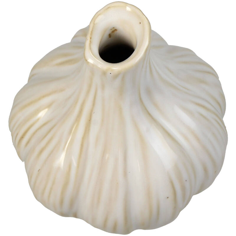 
                  
                    Weiße Knoblauchvase aus feinem Steingut
                  
                