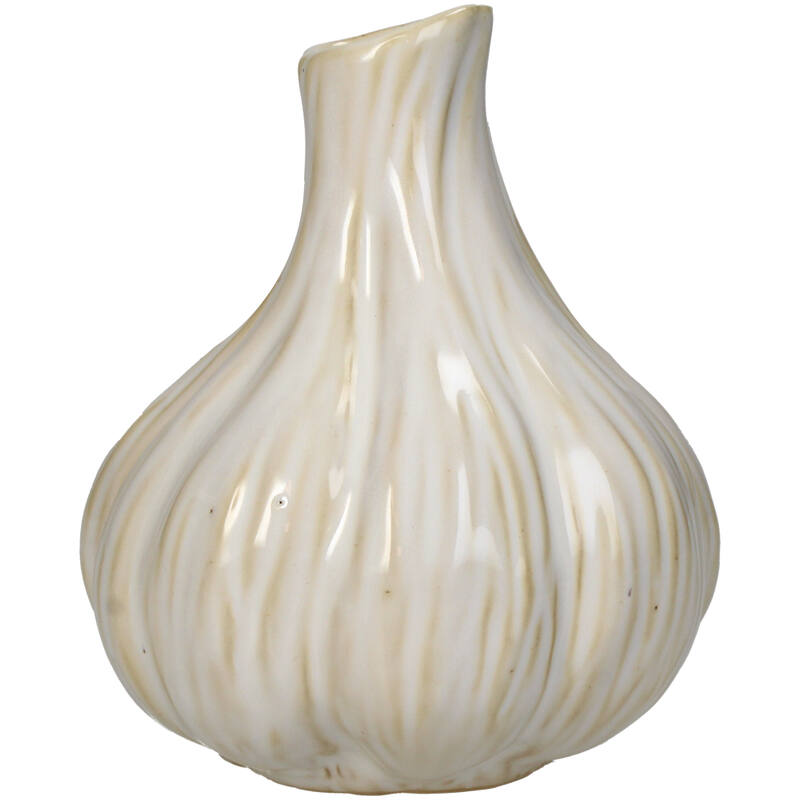 
                  
                    Weiße Knoblauchvase aus feinem Steingut
                  
                