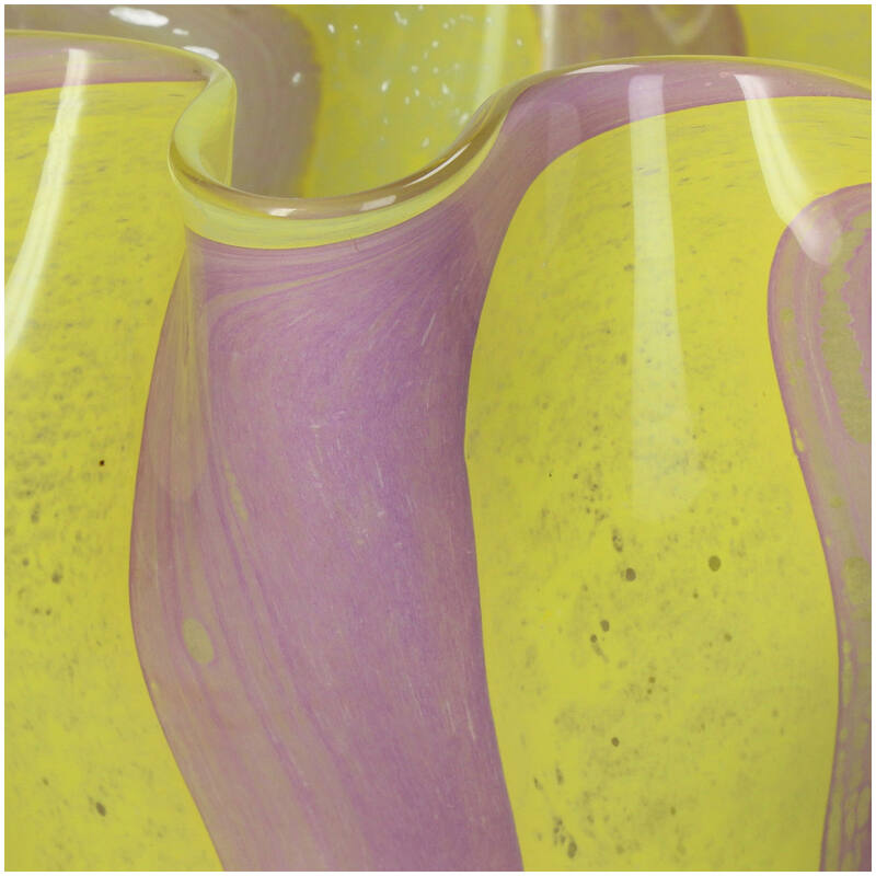 Yellow Glass Vase