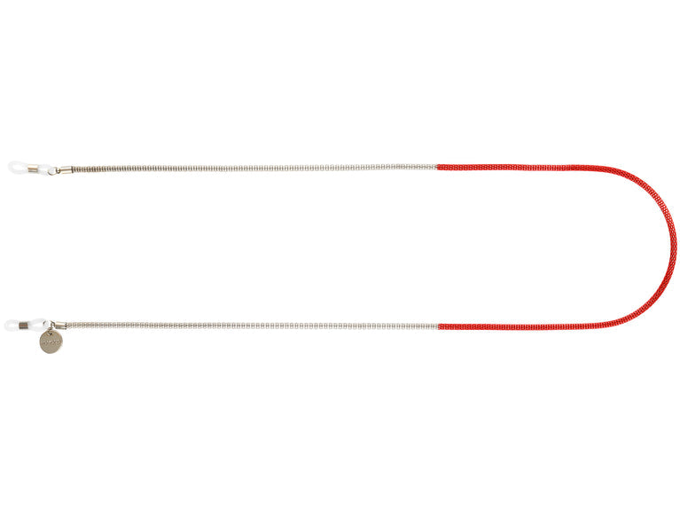 
                  
                    LENOX Silver Red Glasses Chain
                  
                