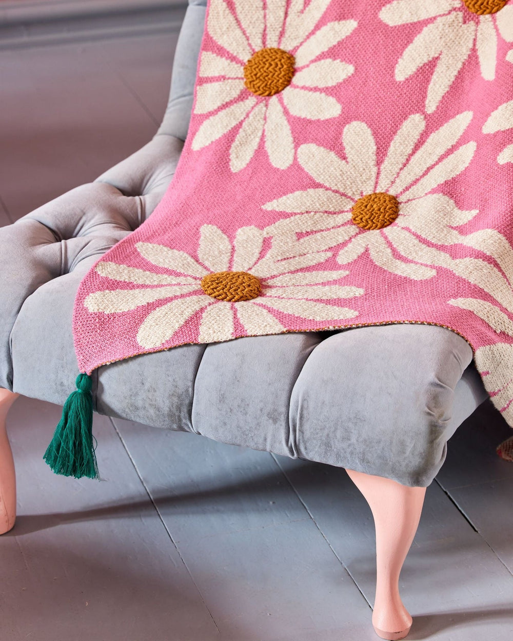 Flower print blanket sale