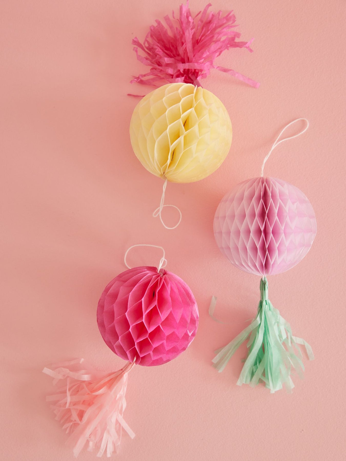 
                  
                    Soft Pink Honeycomb Decoration
                  
                