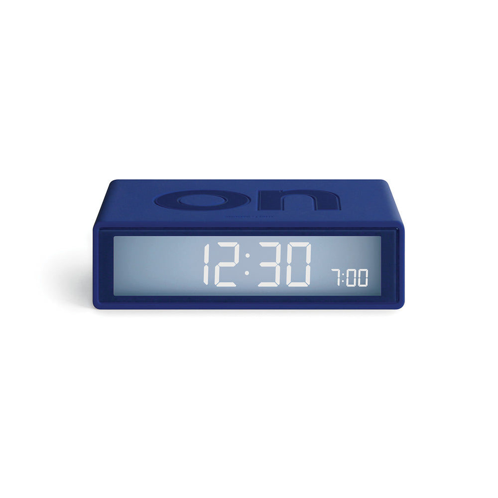FLIP+ Dark Blue Travel Alarm Clock