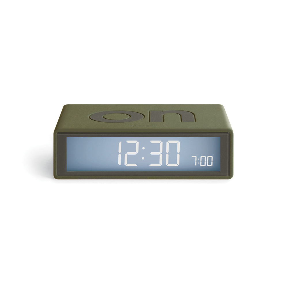FLIP+ Kakhi Travel Alarm Clock