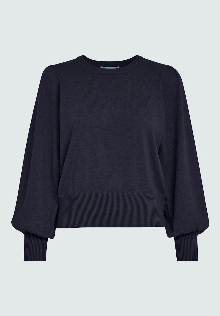 
                  
                    MSLIVA – Langärmliger Pullover „Iris“ in Schwarz
                  
                