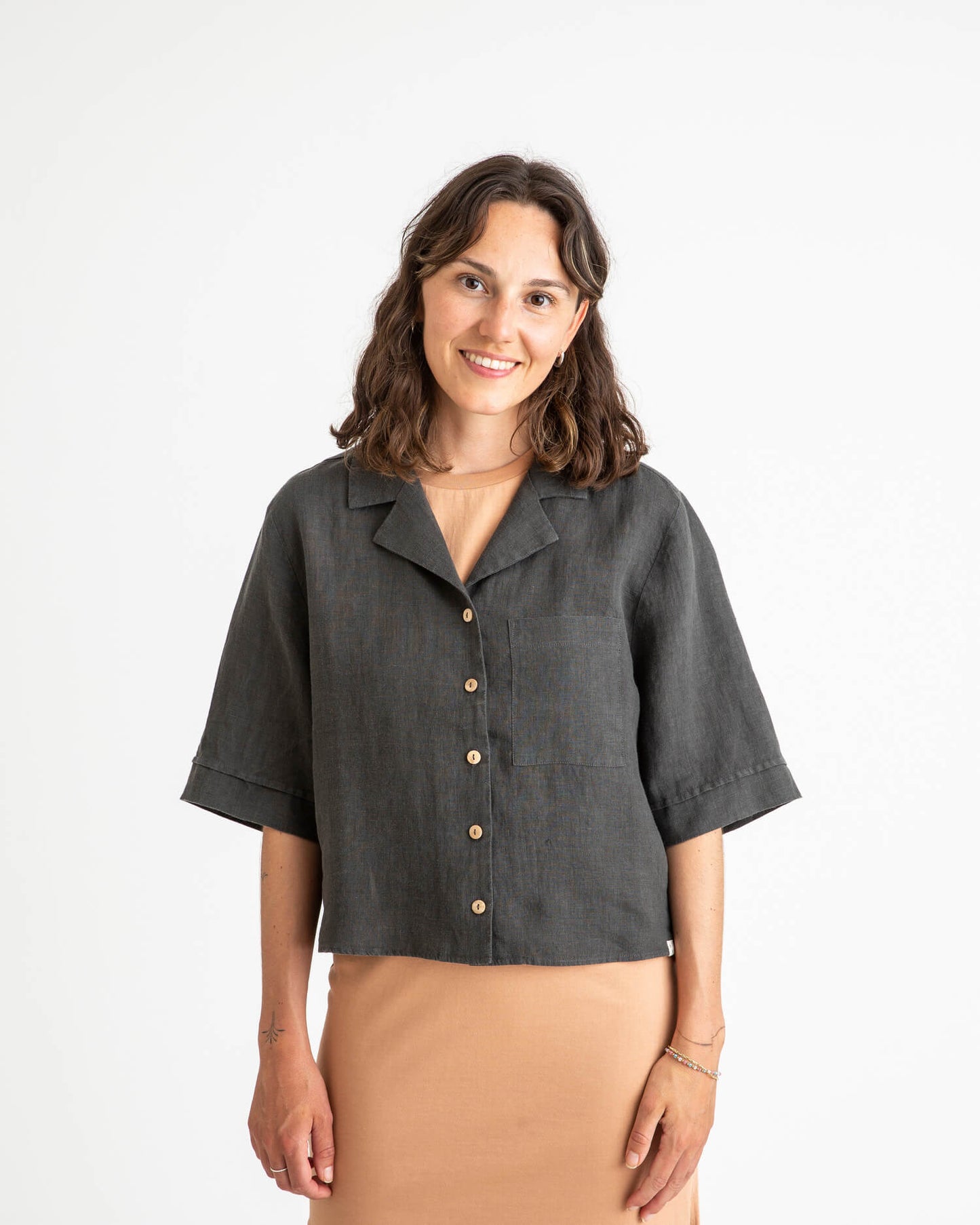 
                  
                    Black Collared Blouse
                  
                
