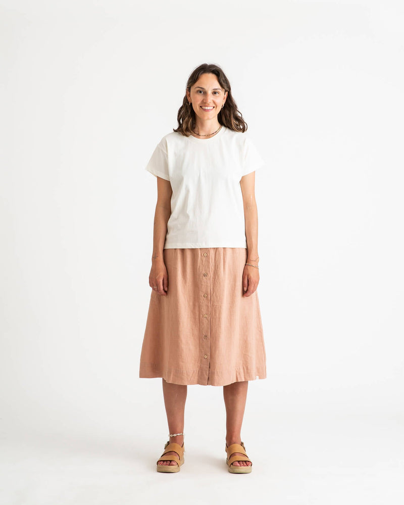 
                  
                    Rosewood Midi Skirt
                  
                