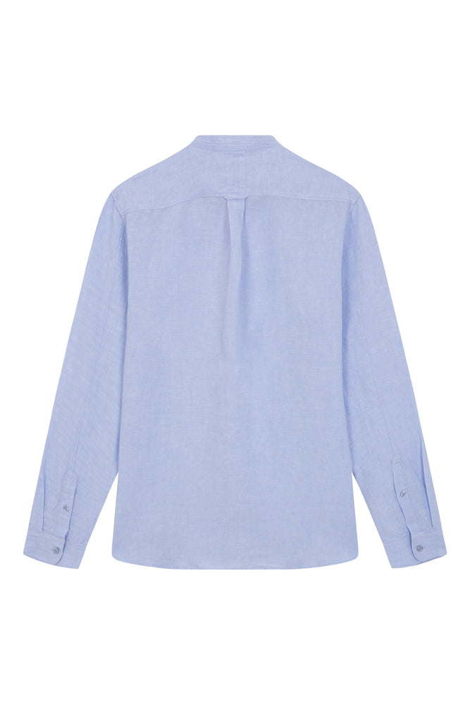 
                  
                    Zen Blue Linen Shirt
                  
                