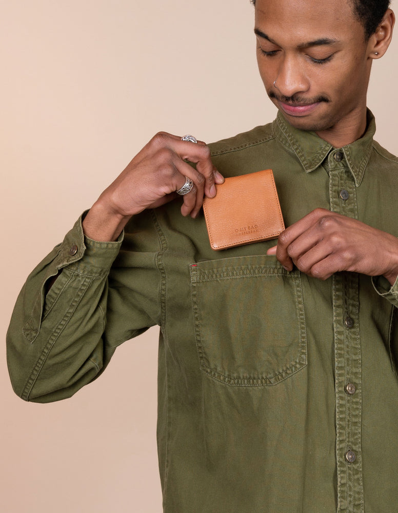 
                  
                    ALEX Wild Oak Fold Over Soft Grain Leather Wallet
                  
                