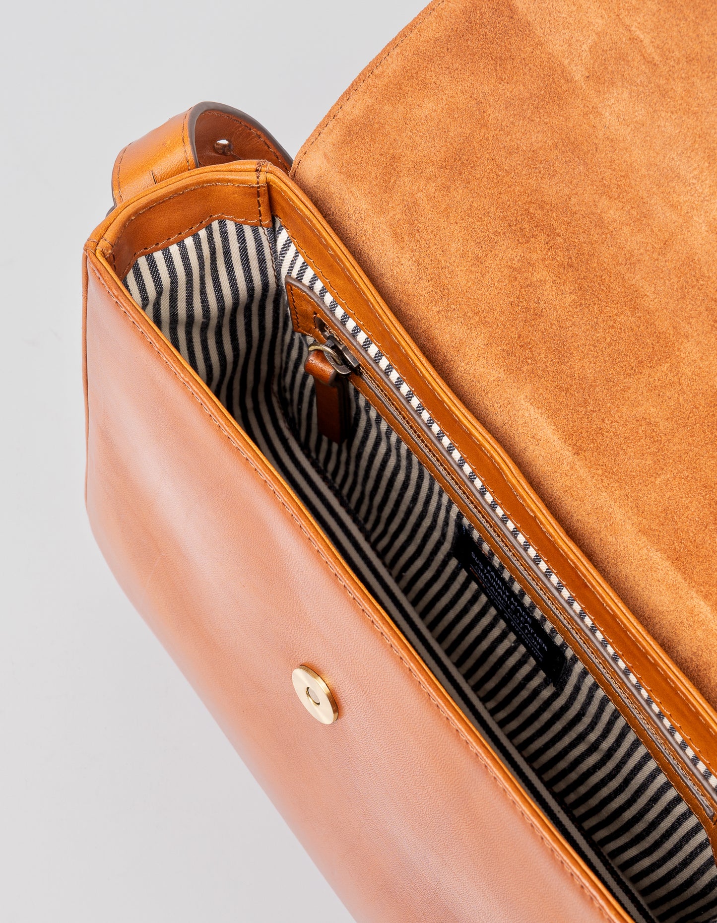 
                  
                    GINA Cognac Classic Leather Bag
                  
                
