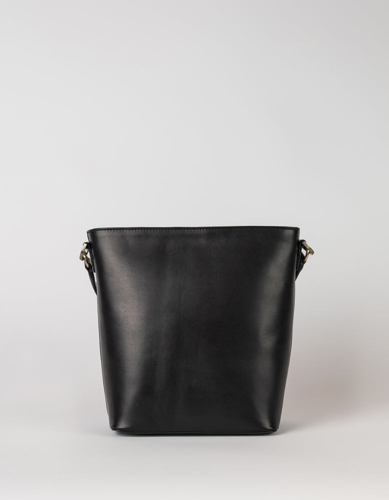 
                  
                    BOBBI Black Maxi Classic Leather Bucket Bag
                  
                