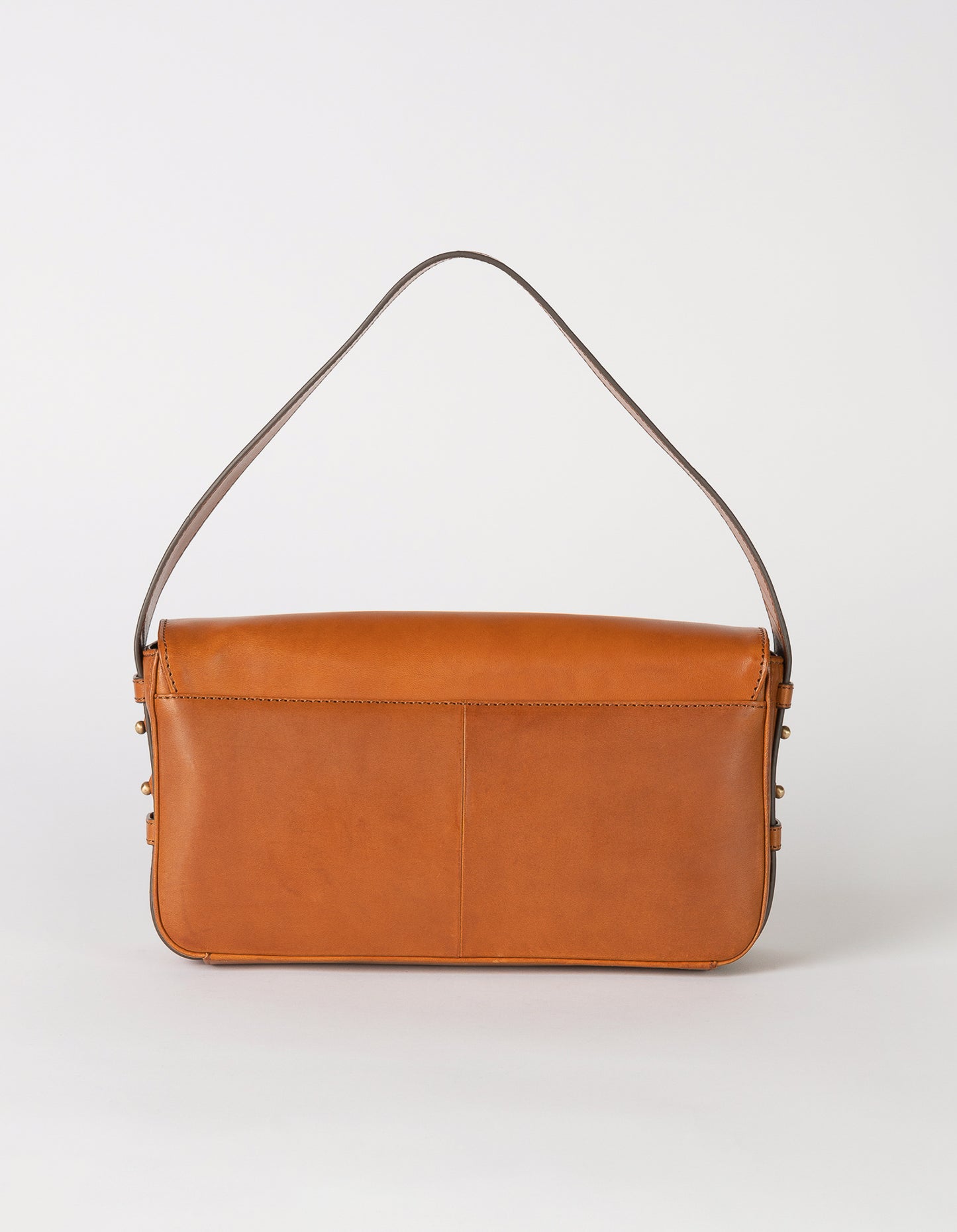 
                  
                    GINA Cognac Classic Leather Baguette Bag
                  
                
