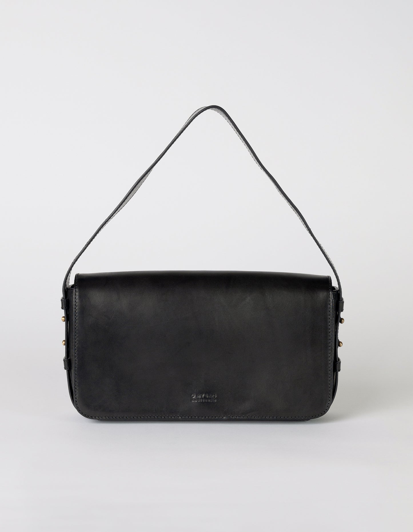 
                  
                    GINA Schwarze klassische Baguette-Tasche aus Leder
                  
                