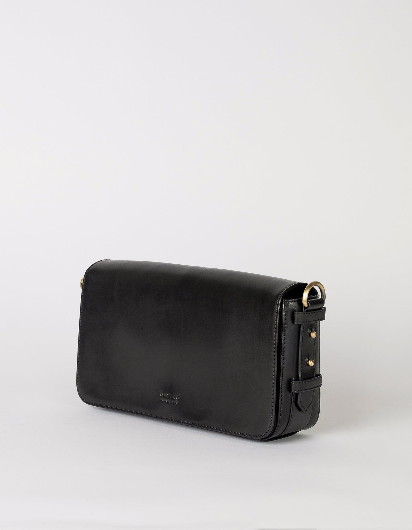 
                  
                    GINA Black Classic Leather Baguette Bag
                  
                