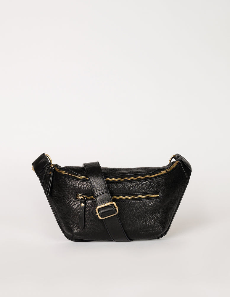 
                  
                    DREW Black Soft Grain Leather Bum Bag
                  
                