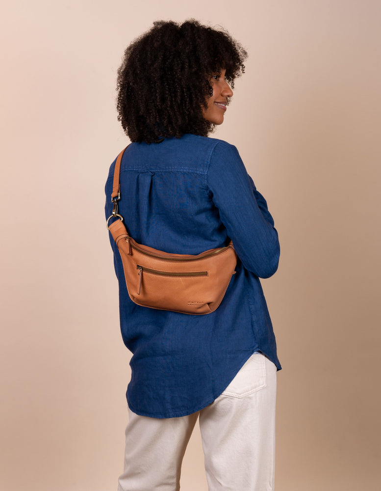 
                  
                    DREW Wild Oak Soft Grain Leather Bum Bag
                  
                