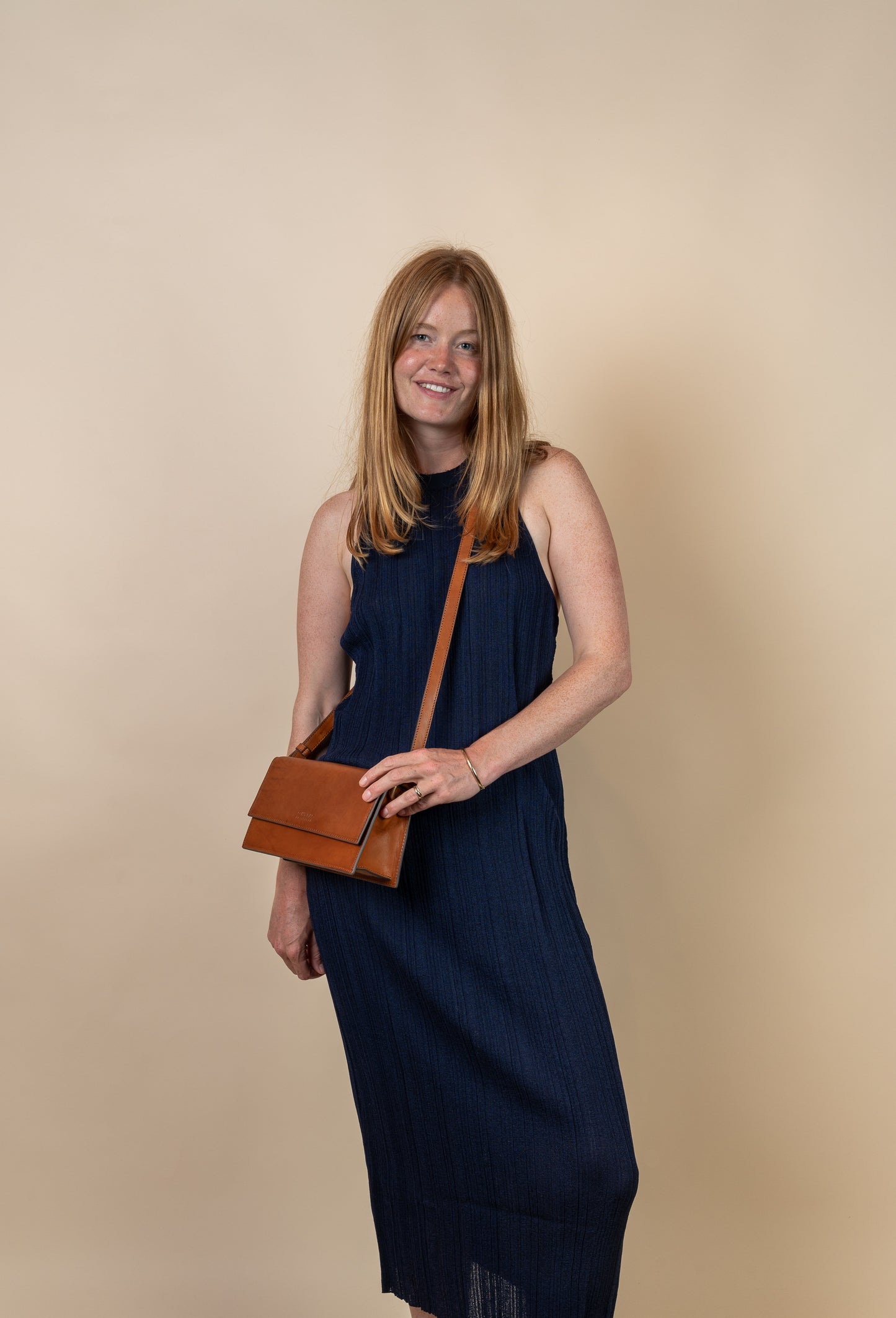 
                  
                    STELLA Cognac Klassische Ledertasche
                  
                
