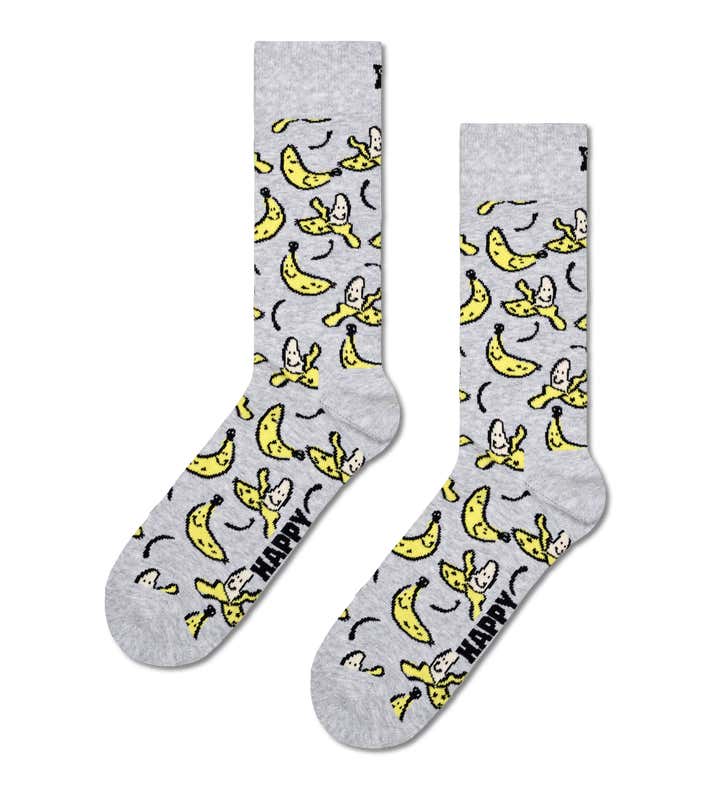 
                  
                    Light Grey Banana Socks
                  
                