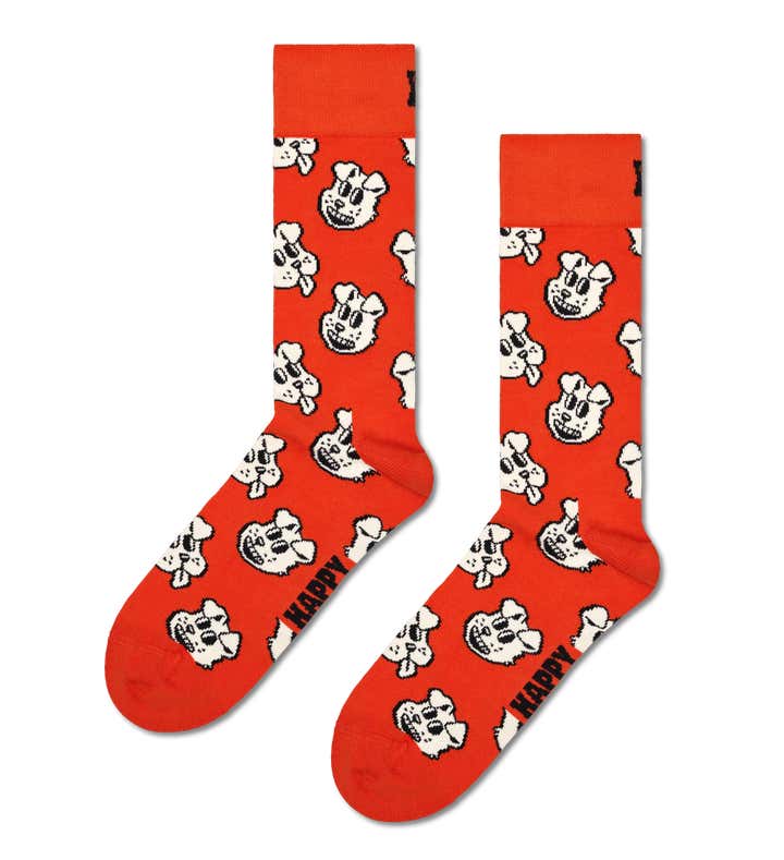 Orange Doggo Socks