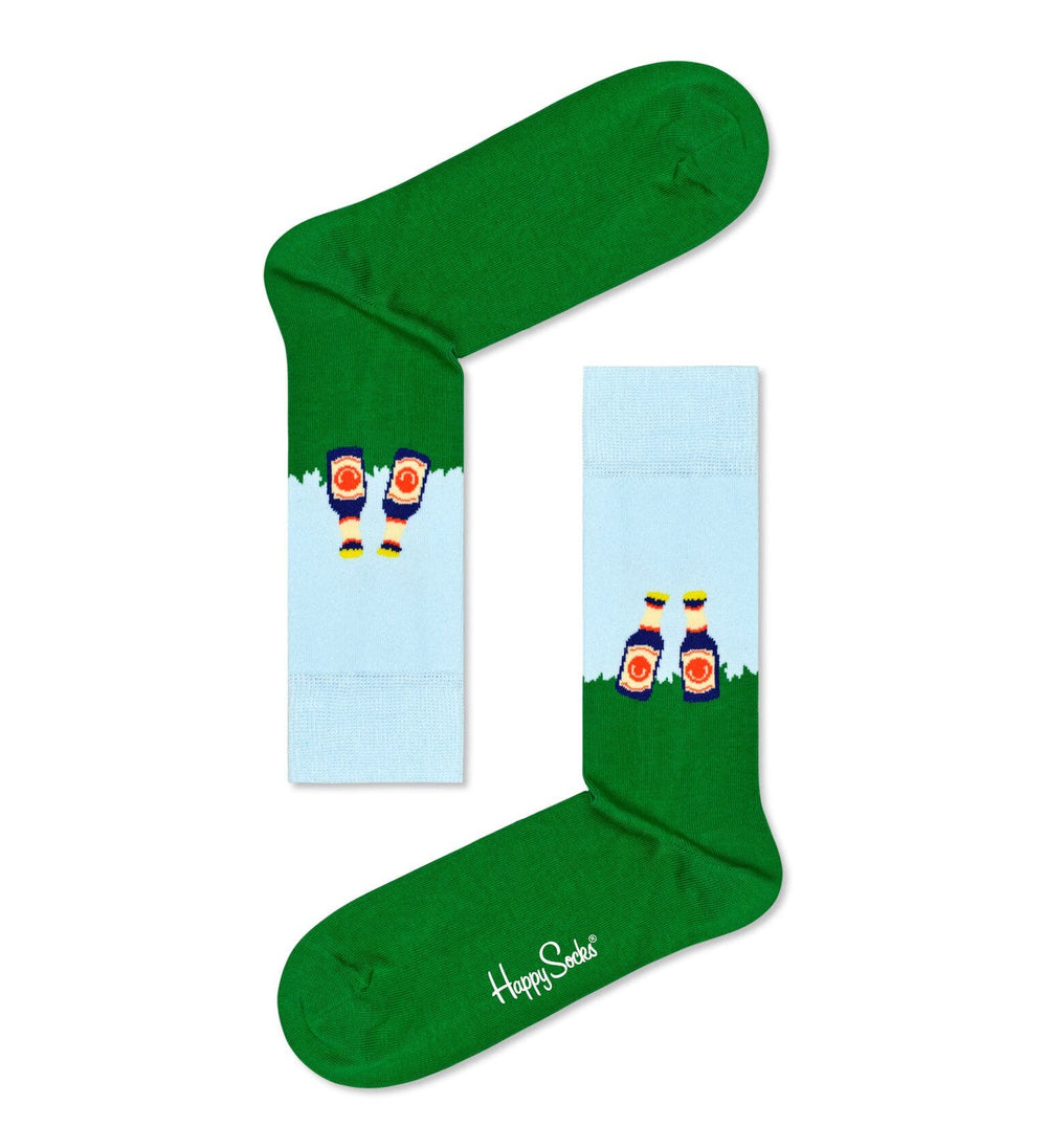 Green Picnic Time Socks