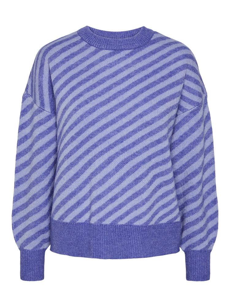 
                  
                    PCSORA Iris Bloom Easter Egg O-Neck Stripe Knit Jumper
                  
                