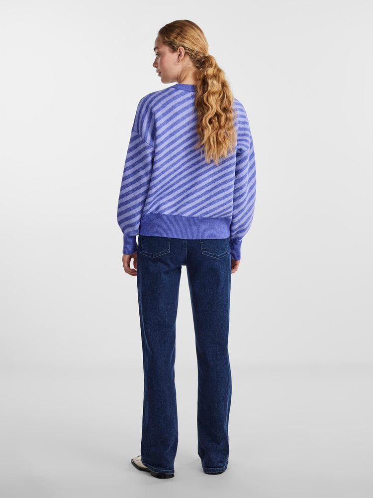 
                  
                    PCSORA Iris Bloom Easter Egg O-Neck Stripe Knit Jumper
                  
                