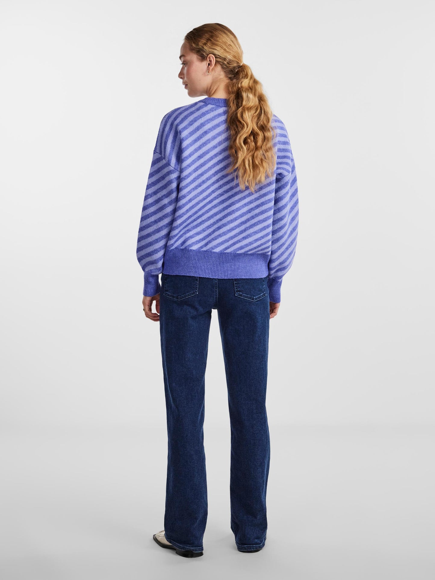 
                  
                    PCSORA Iris Bloom Easter Egg O-Neck Stripe Knit Jumper
                  
                