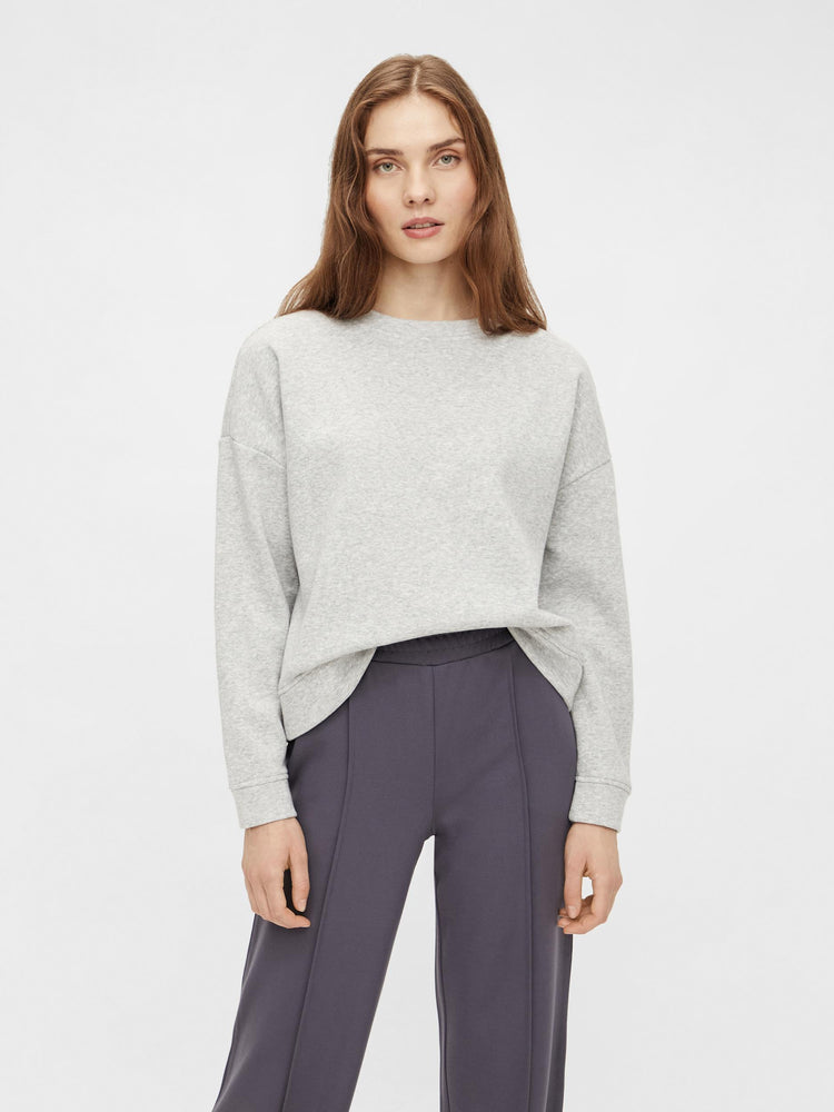 
                  
                    PCCHILLI Light Grey Melange Jumper
                  
                