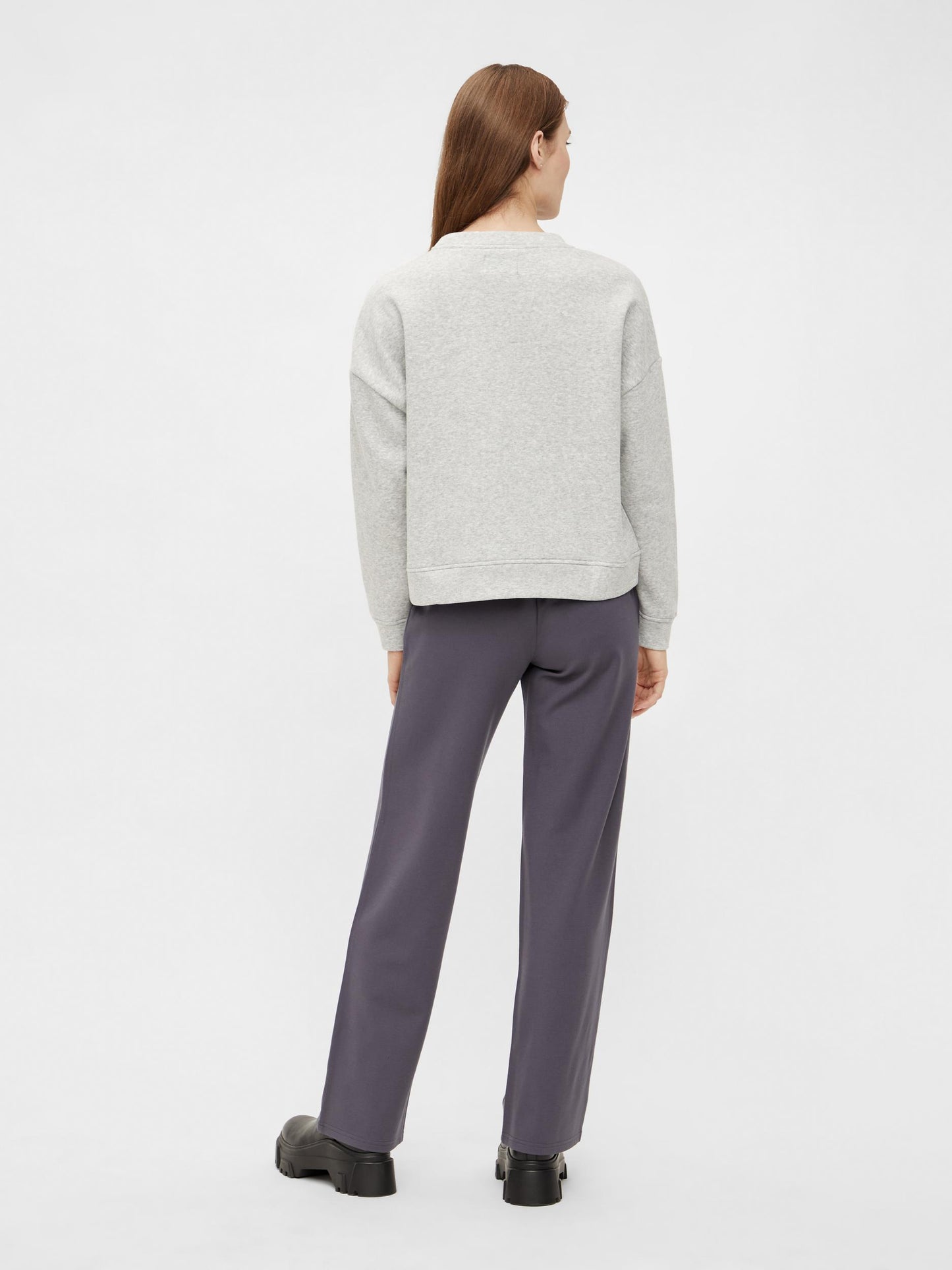 
                  
                    PCCHILLI Light Grey Melange Jumper
                  
                