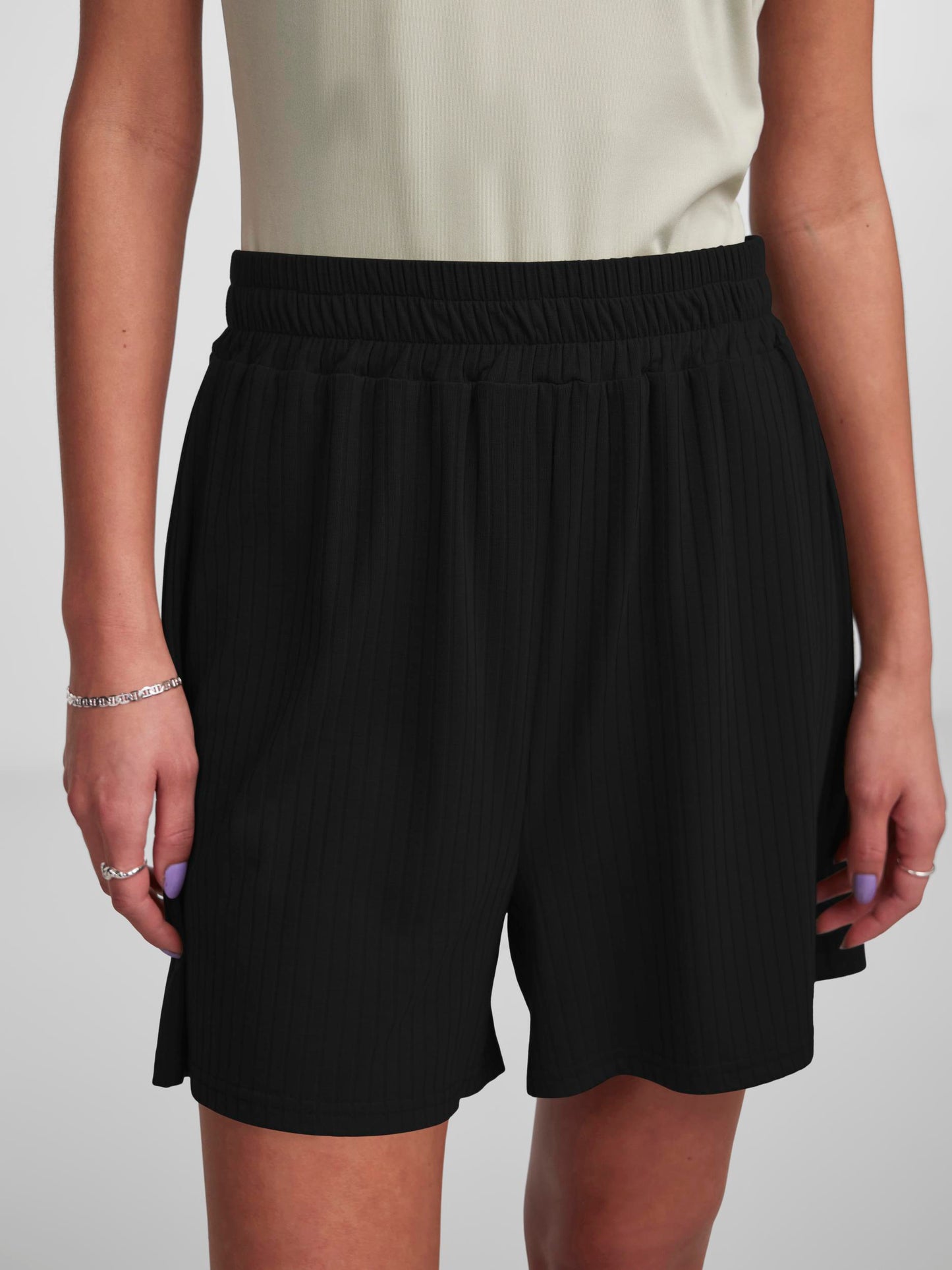 
                  
                    PCKYLIE Black Shorts
                  
                