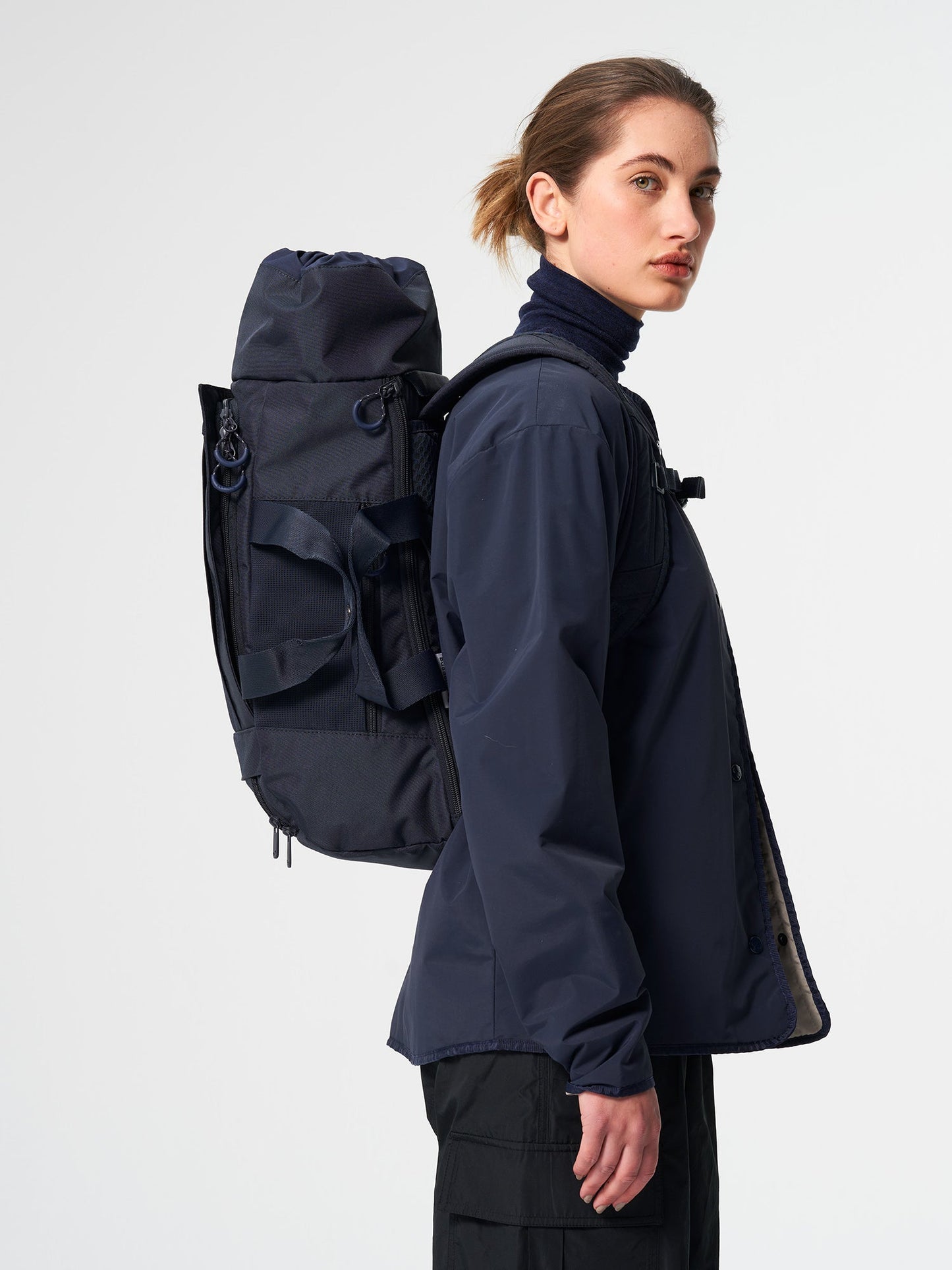 
                  
                    BLOK Fjord Navy Mittlerer Rucksack
                  
                