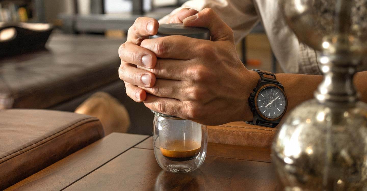 
                  
                    Schwarze Picopresso-Kaffeemaschine
                  
                