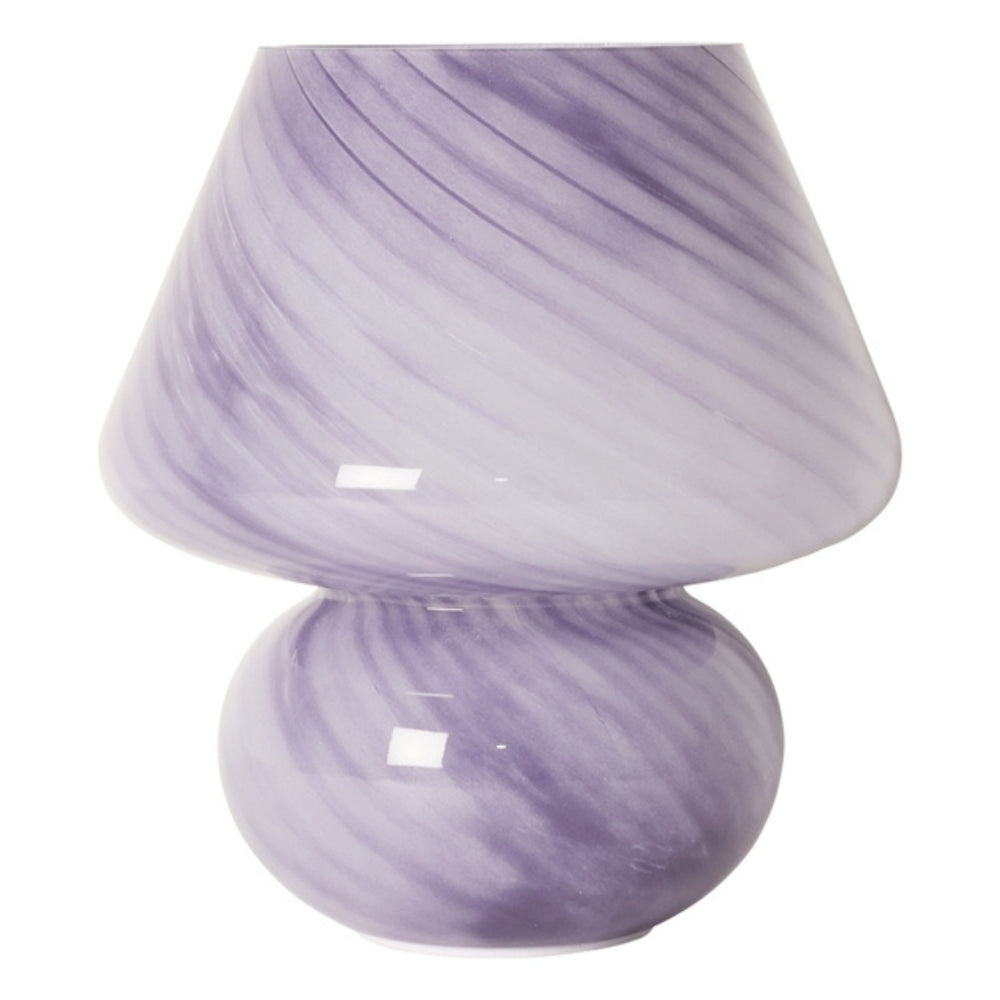 Lila fröhliche Lampe