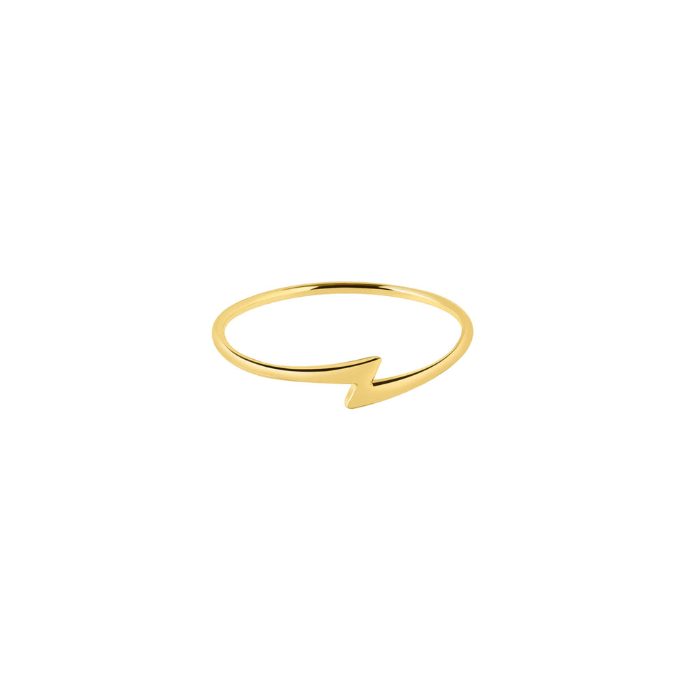 Gold Plated Flash Ring