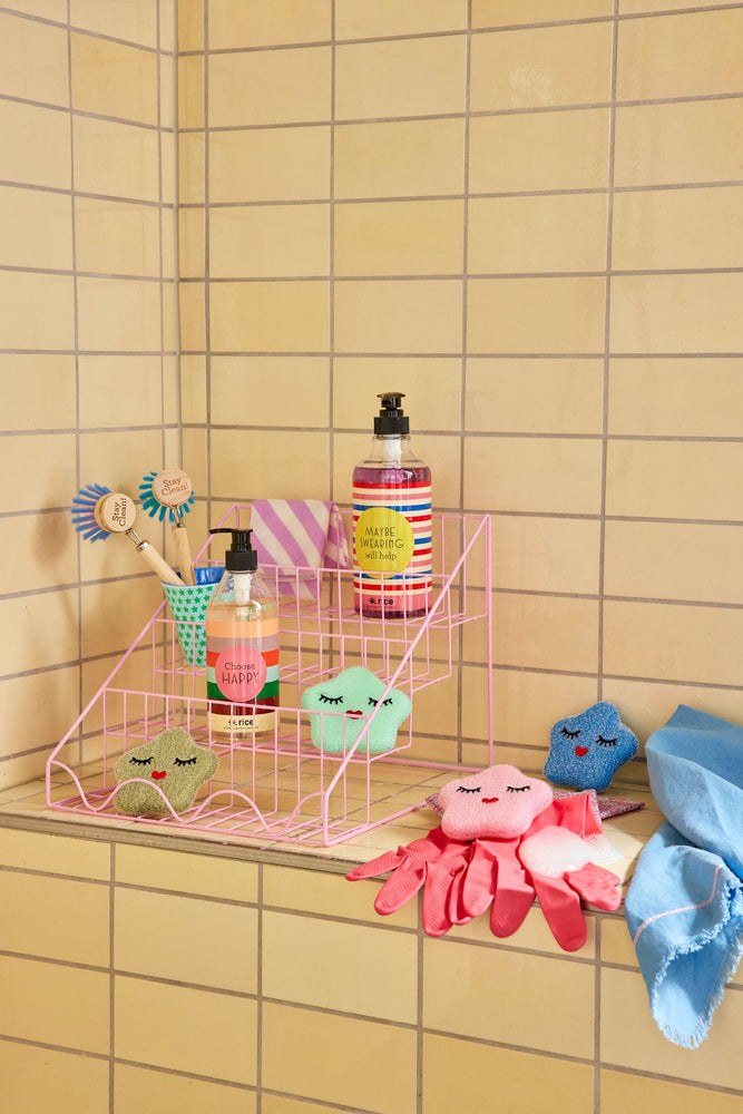 
                  
                    Stern-Schwamm in Gelb, Blau und Rosa für die Küche 
                  
                