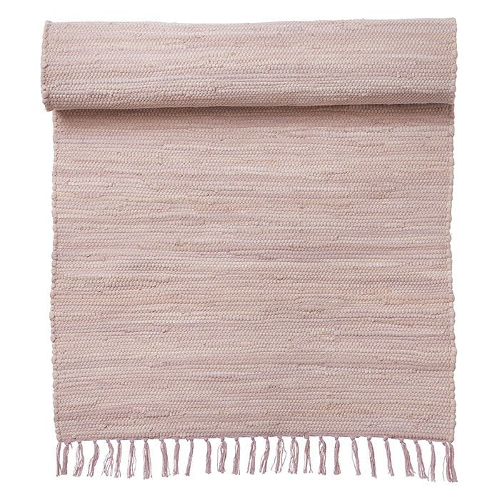 Large Pale Rose Chindi Rug