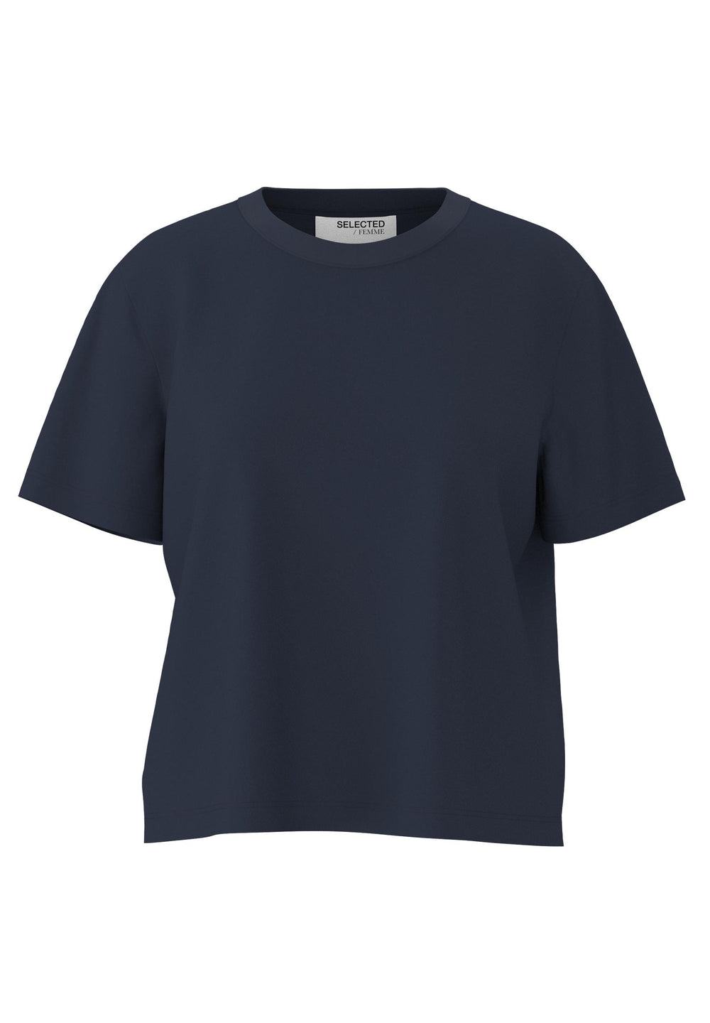 SLFESSENTIAL Dark Sapphire Boxy T-Shirt